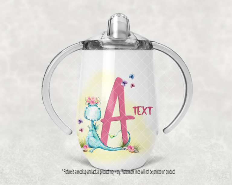 Pink Alphabet Dragon