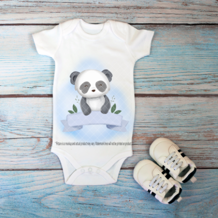 Panda Bear with Banner