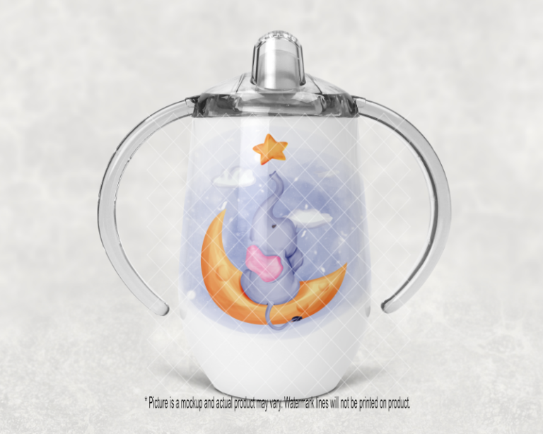 Backwards Elephant sitting on Moon