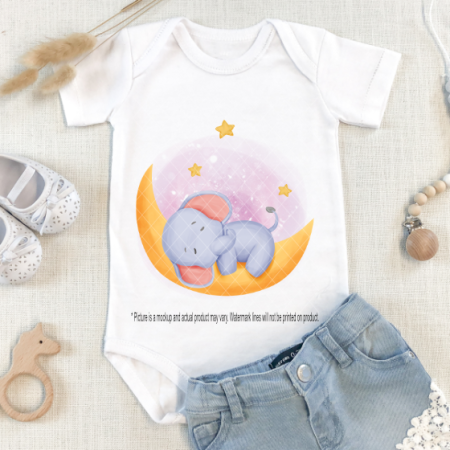Elephant sleeping on Moon