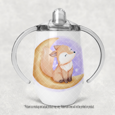 Fox sitting on Moon 1