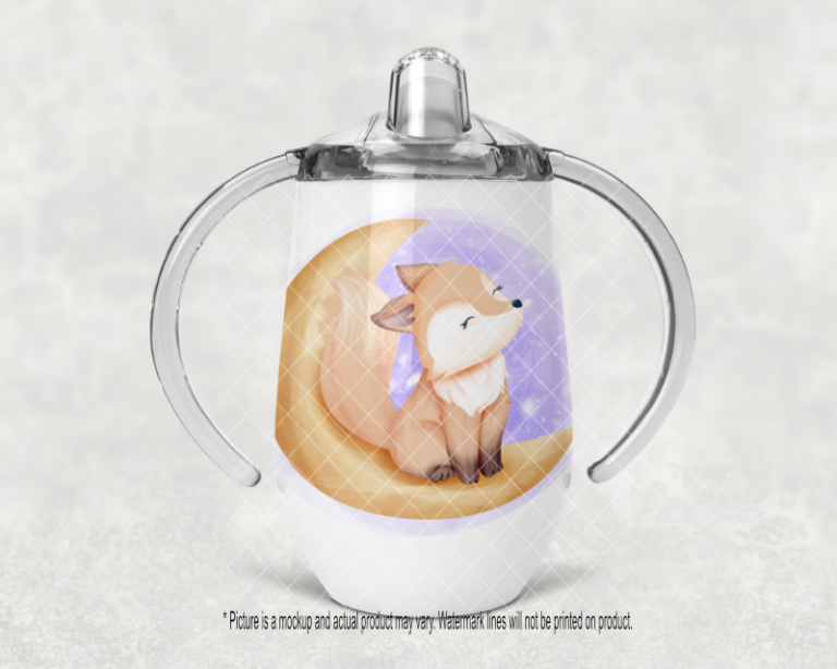 Fox sitting on Moon 1
