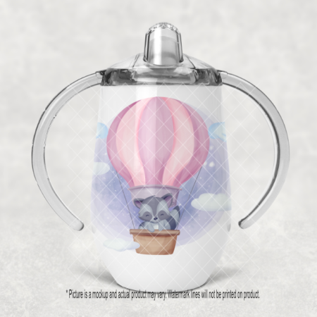 Racoon in Hot Air Balloon