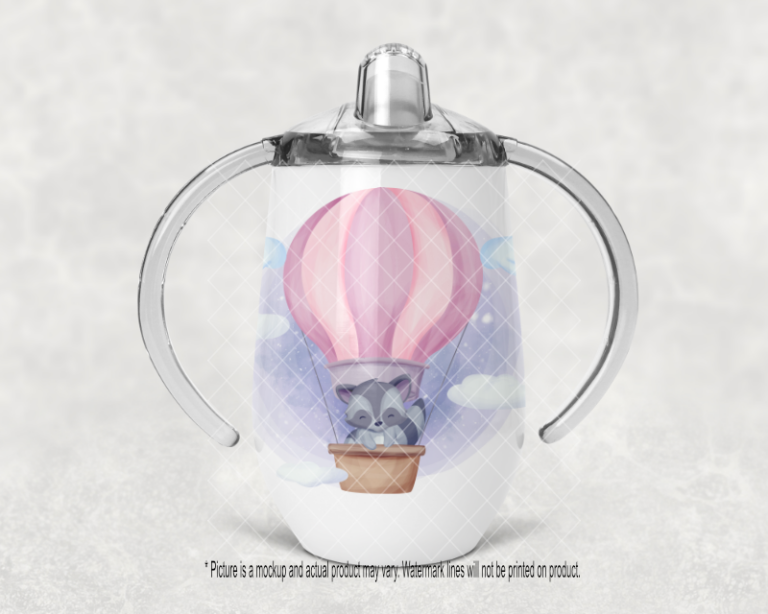 Racoon in Hot Air Balloon