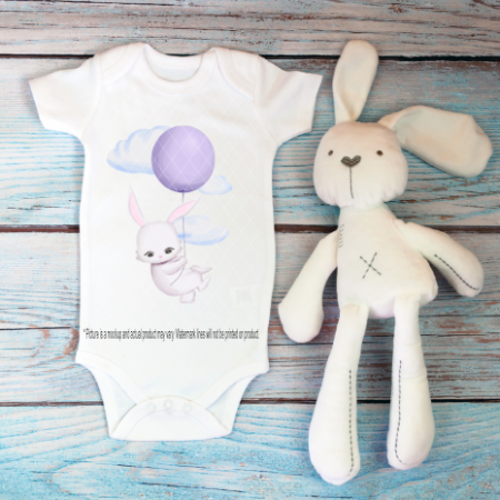 Rabbit with Purple Balloon