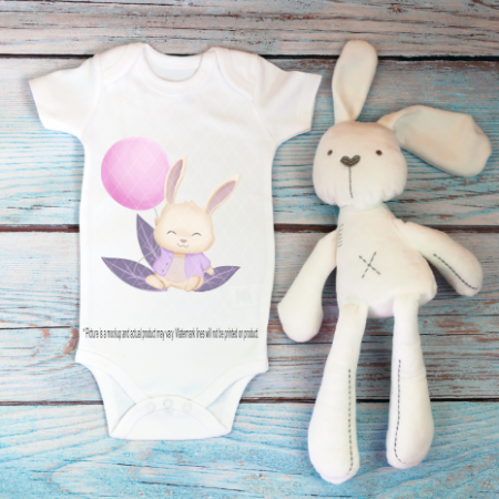 Rabbit with Pink Balloon