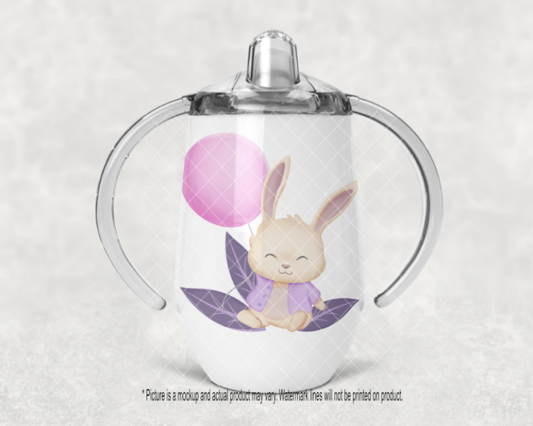 Rabbit with Pink Balloon