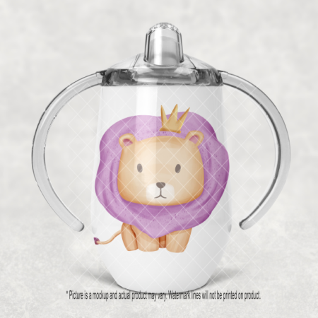 Purple Lion with Crown