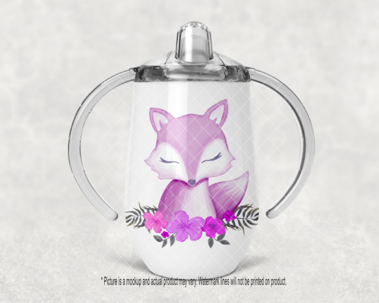 Fox with Flowers