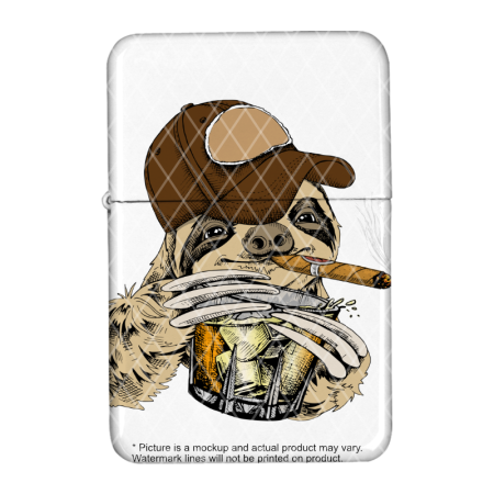 Cigar and Whiskey Sloth