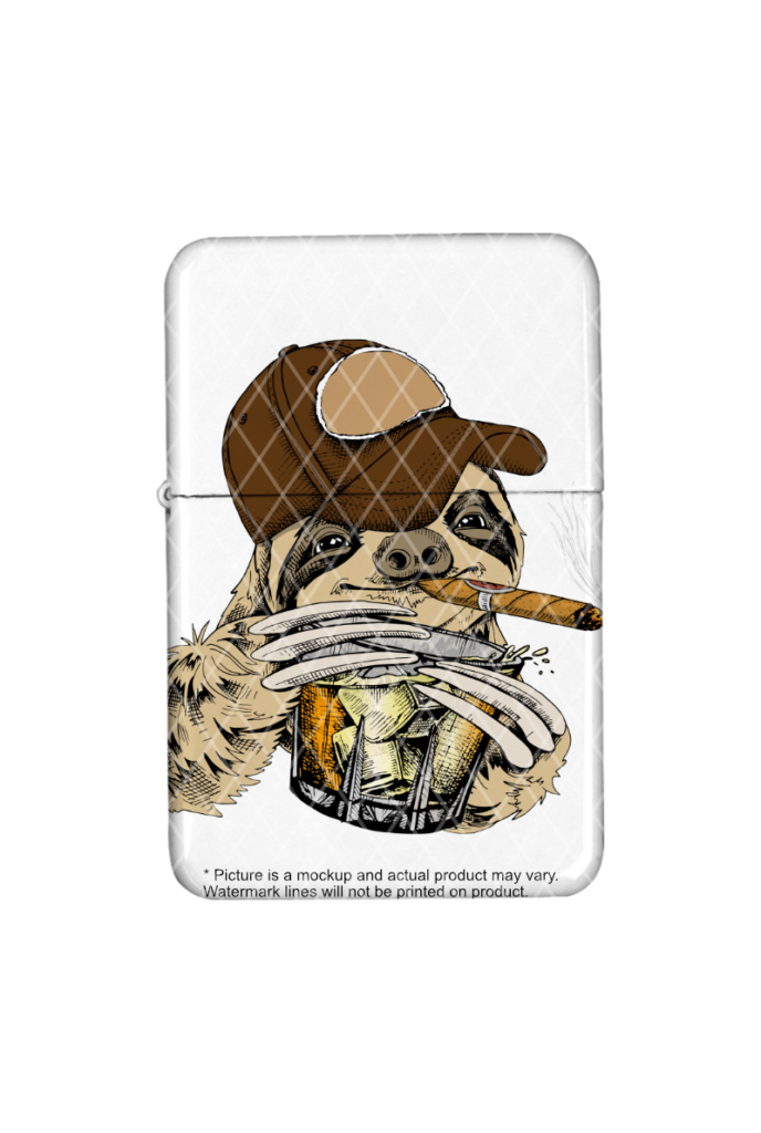 Cigar and Whiskey Sloth