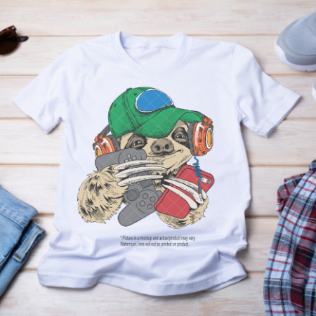 Gamer Sloth Trucker Hat