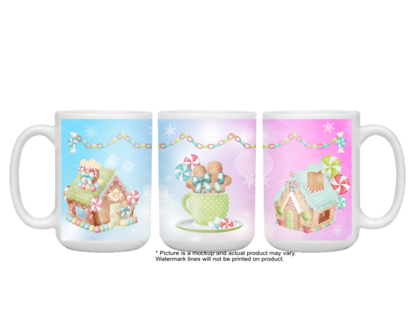 Gingerbread - Blue and Pink