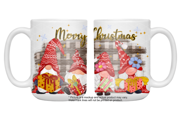 Merry Christmas Gnomes with Gifts