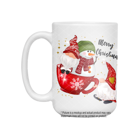 Gnome with Snowman in Cup