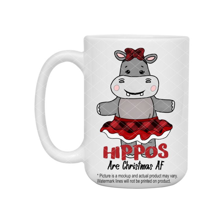 Hippo's Are Christmas AF Female