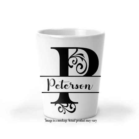 Classic Fancy Monogram II Shot Glass