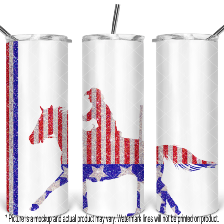 Patriotic Pole Bender - White