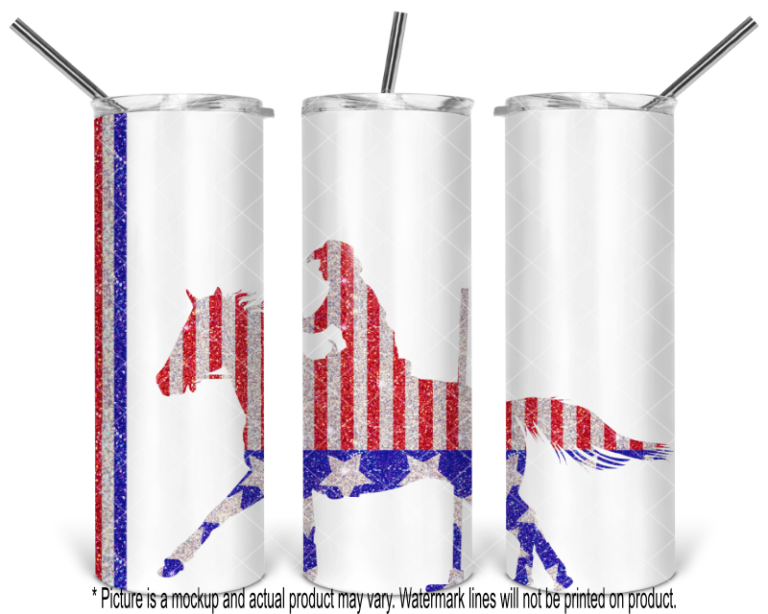 Patriotic Pole Bender - White