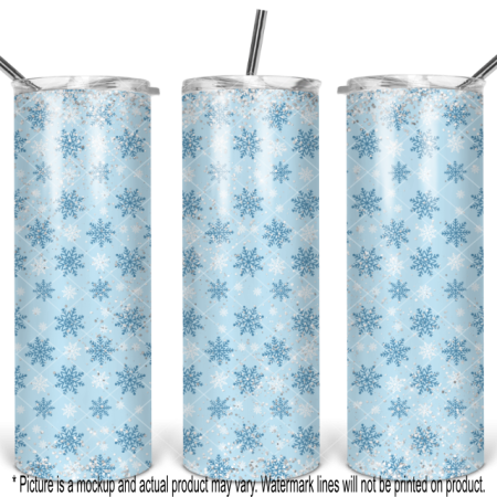 Winter Snowflakes - Ice Blue