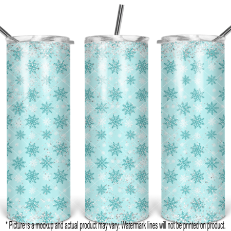 Winter Snowflakes - Ice Teal
