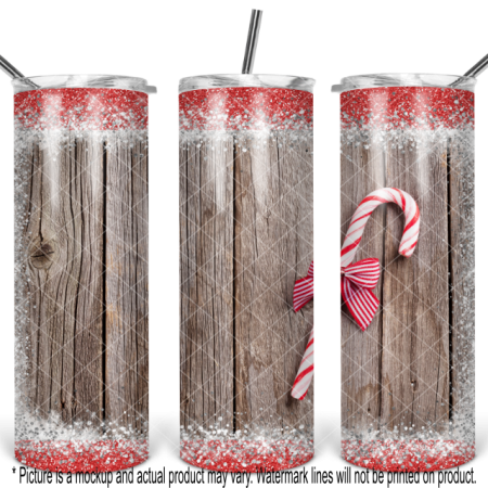 Rustic Christmas Candy Cane