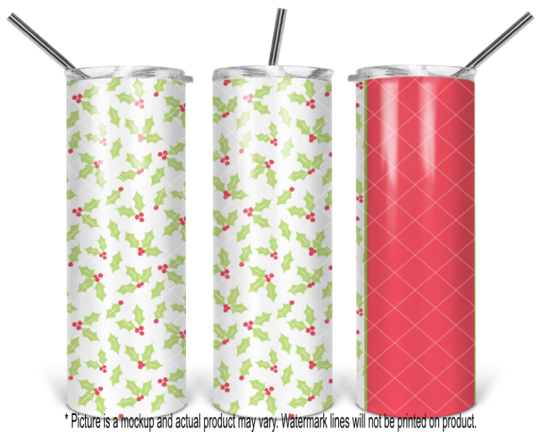 Christmas Holly - Blank