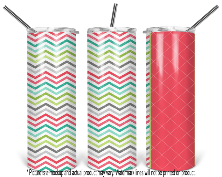 Christmas Chevron - Blank