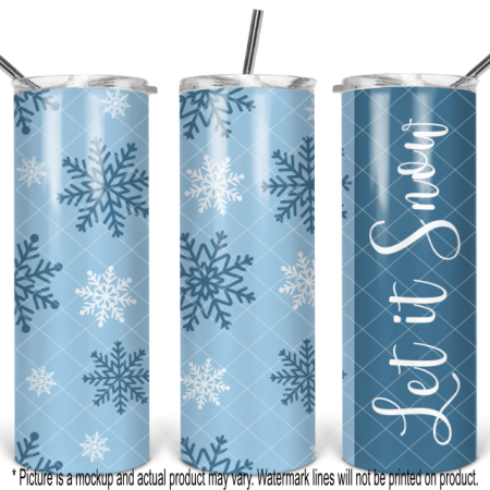 Winter Snow Flakes - Let It Snow