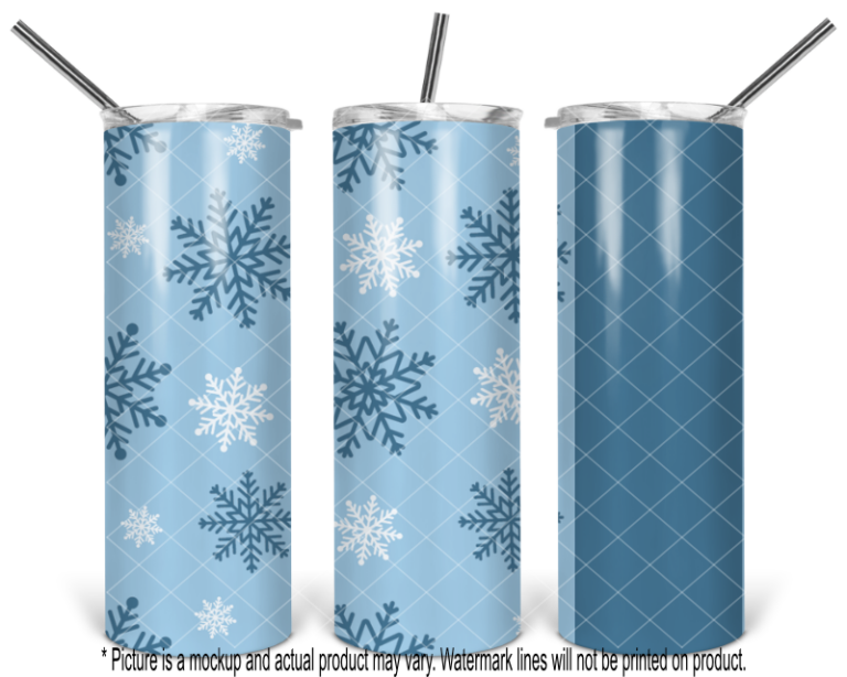 Winter Snow Flakes - Blank