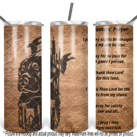 Duck Hunter with Hunters' Prayer Woodgrain
