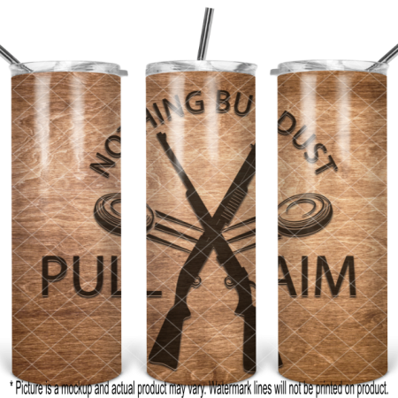 Pull Aim Nothing but Dust Trap Shooting