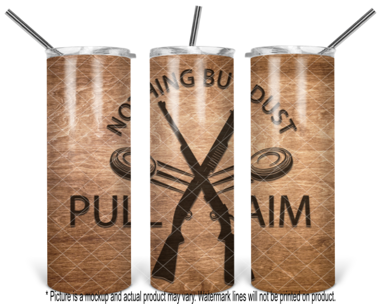 Pull Aim Nothing but Dust Trap Shooting