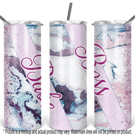 Boss Babe Marble Glitter