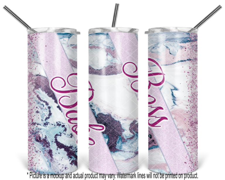 Boss Babe Marble Glitter
