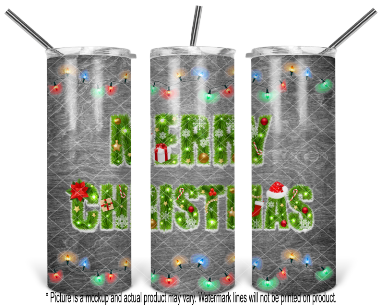 Merry Christmas Wood and Lights - Image 2