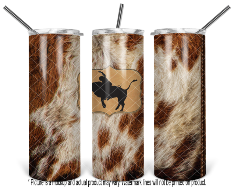 Cowhide and Leather Badge - Image 2