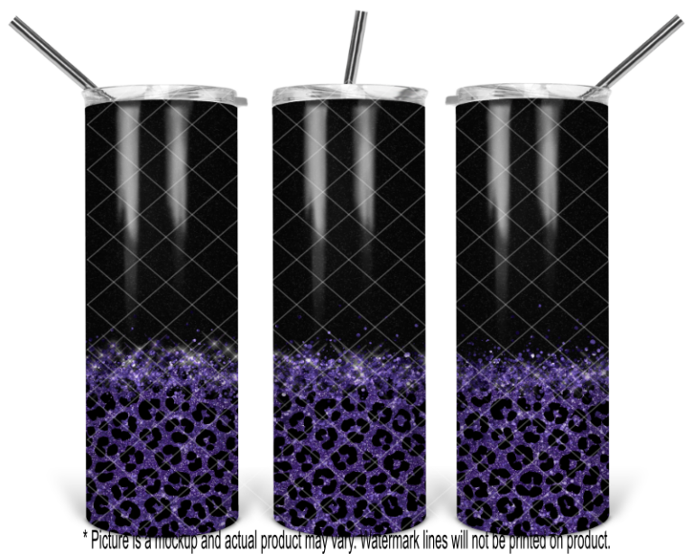 Black and Glitter Cheetah Print - Image 3