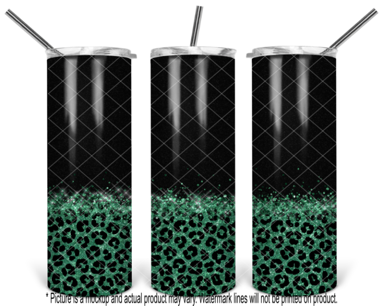 Black and Glitter Cheetah Print - Image 4