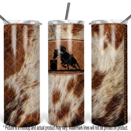 Cowhide and Leather Badge