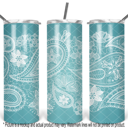 Paisley Lace - Teal