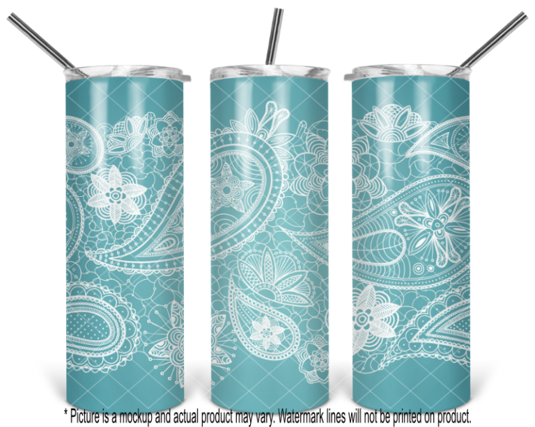 Paisley Lace - Teal