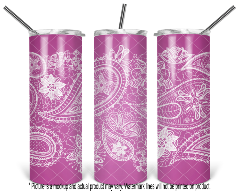 Paisley Lace - Pink