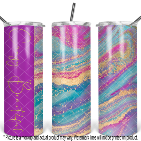 Crazy Beautiful - Simply Fabulous Marble with Glitter Swirl