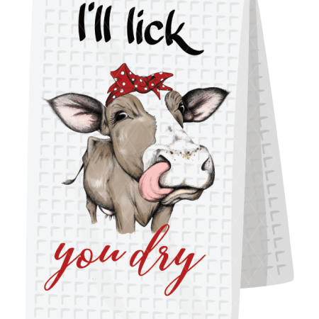 I'll lick, you dry