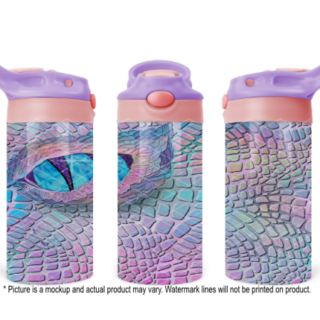Pastel Pink Scaled Dragon Eye