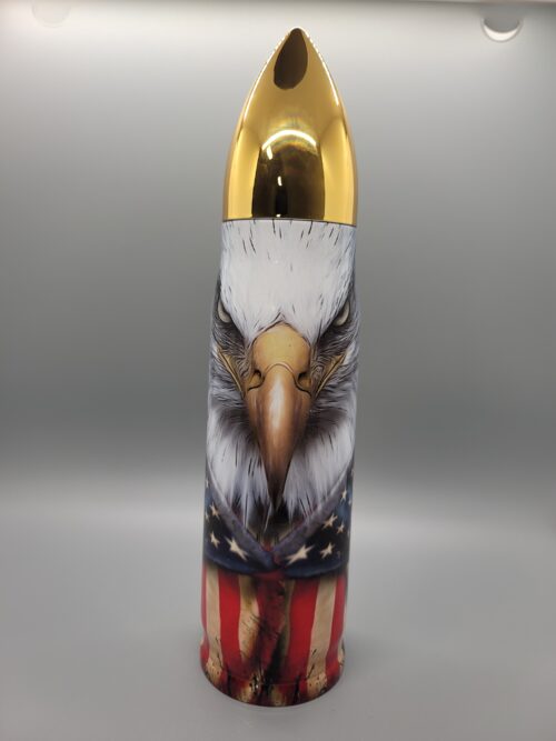 American Flag Eagle Bullet Tumbler