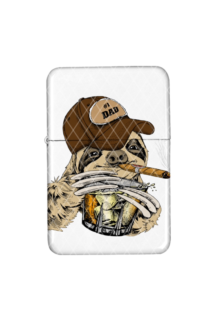 Cigar and Whiskey Sloth - Image 2