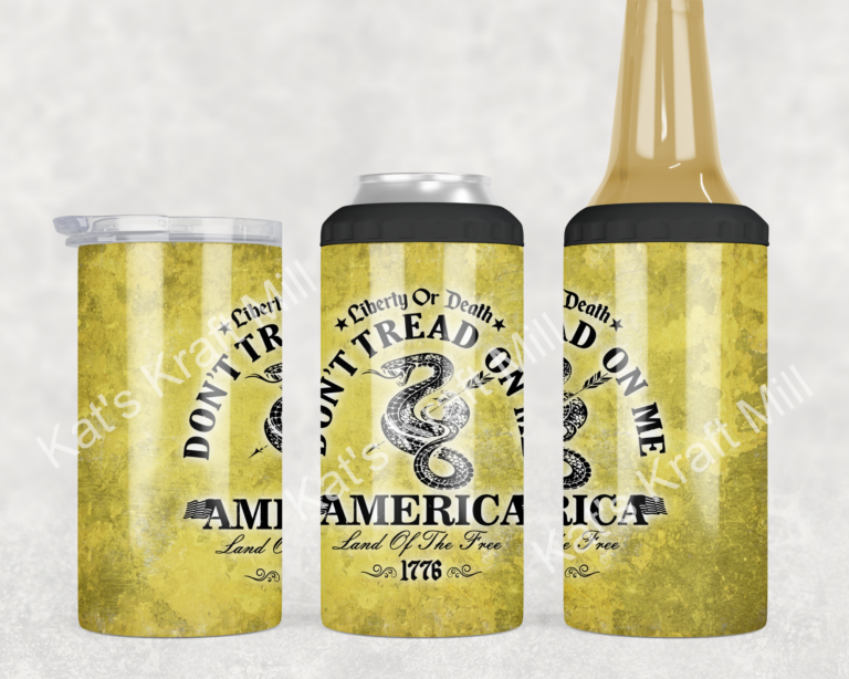 Don't Tread on Me - 4 in 1 Can Cooler / Tumbler